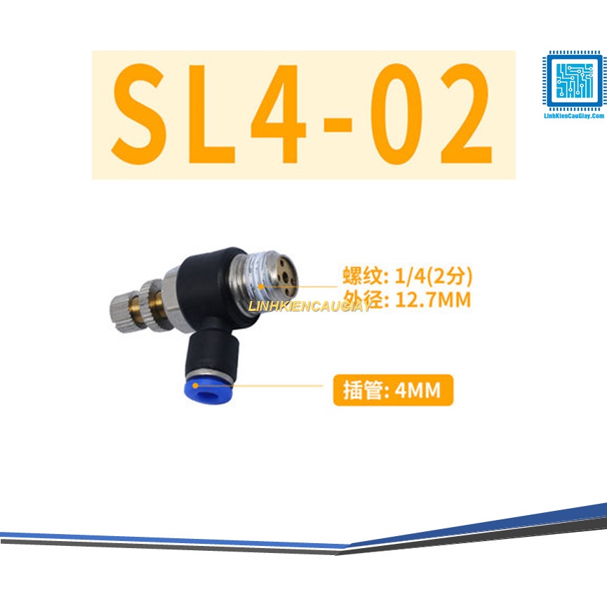 Van tiết lưu ống phi 4 (Mã: SL4)