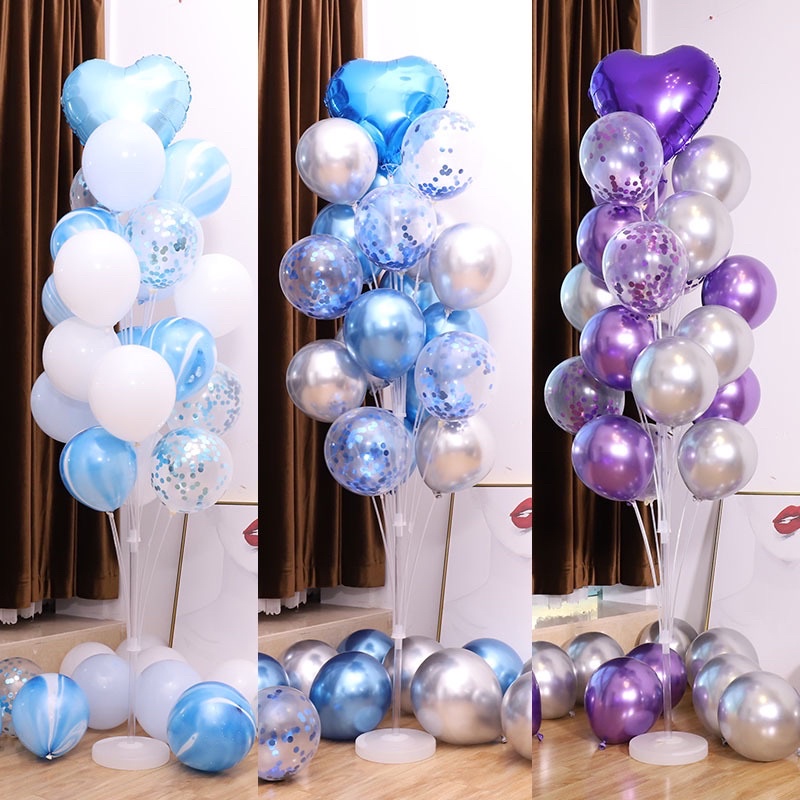 Trụ bong bóng cao 1,6 mét 19 nhánh siêu đẹp phụ kiện trang trí tiệc party, sinh nhật - Baby bee
