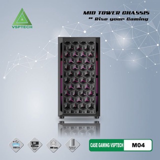 Kd vỏ máy tính vsp mid tower chassis m04