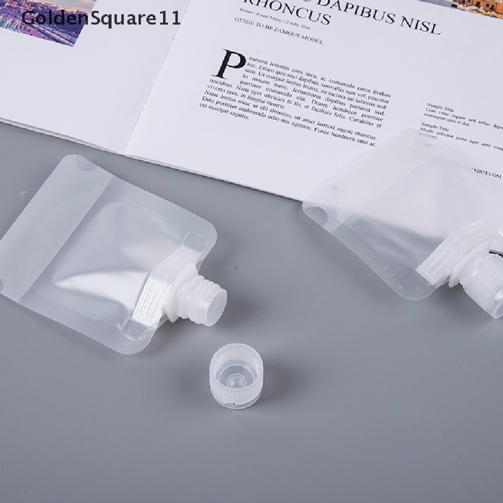 Set 5 Túi Đựng Dung Dịch Mỹ Phẩm Du Lịch Goldsquare11 Tiện Lợi