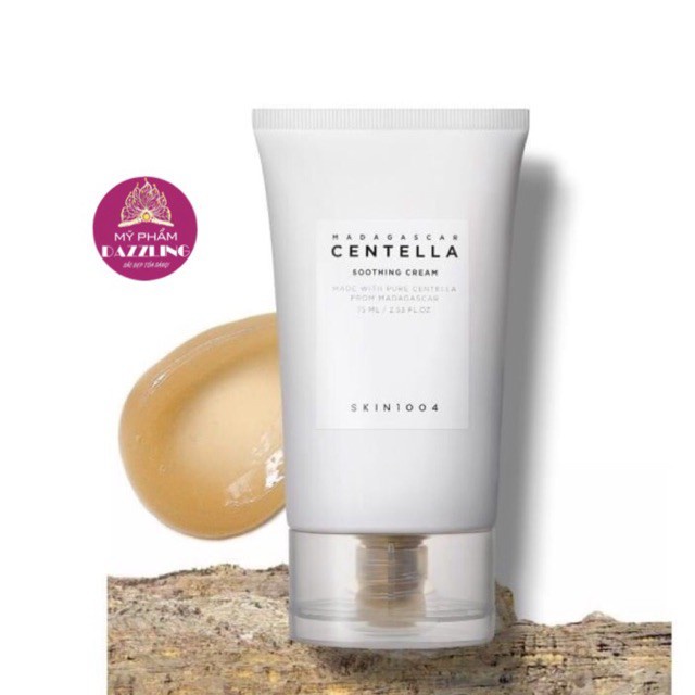 Hàng Hàn- Kem Dưỡng Cấp Nước, Dịu Da Skin1004 Madagascar Centella Soothing Cream 75g Chính Hãng 100%