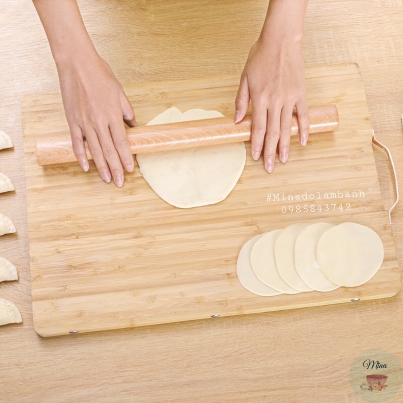 Cán bột Gỗ Trơn 28cm