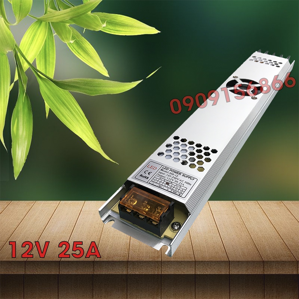 Nguồn 12v 25A - siêu mỏng