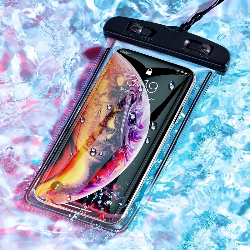 Túi Đựng Điện Thoại Chống Thấm Nước Màu Dạ Quang Cho Android Samsung Xiaomi iPhone 11 XS MAX 8 7 6 6S Plus