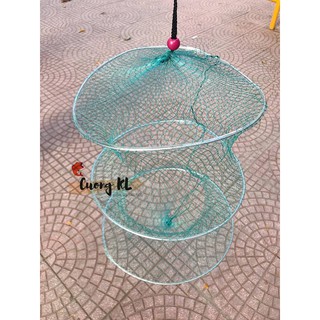 GIỎ ĐỰNG CÁ RÔ 3 TẦNG NHỎ GỌN