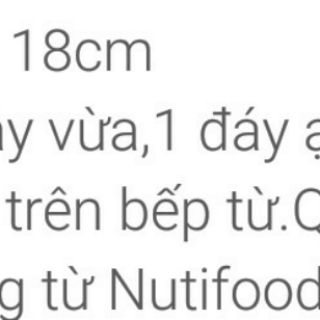 Nồi inox nutifood 18cm