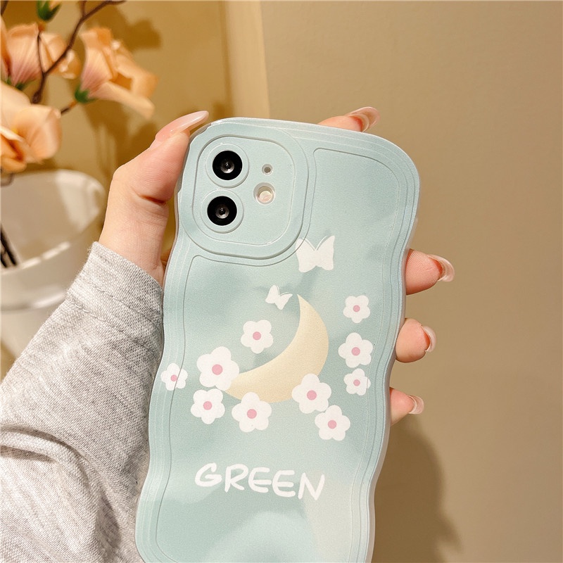 Ốp Điện Thoại Mềm In Hình Hoa / Cún / Mặt Trăng Cho iPhone 6 6s 7 8 Plus X Xs Max XR 13 12 11 Pro Max