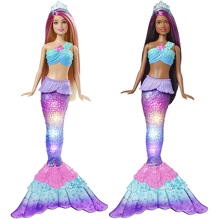 Búp Bê Nàng Tiên Cá Barbie Với Chiếc Đuôi Phát Sáng Dreamtopia Twinkle Lights Mermaid Doll