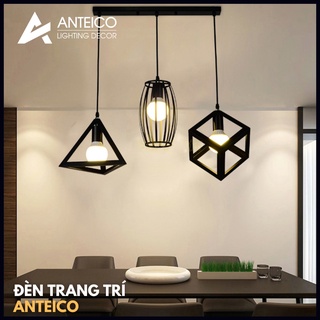 combo 3 đèn thả hình lập lương, tam giác, hình trụ - Anteico đèn thả trang trí giá rẻ Hà Nội