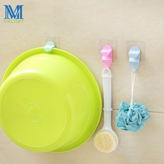 Móc treo thau gắn tường tiện dụng cho nhà bếp/ phòng tắm