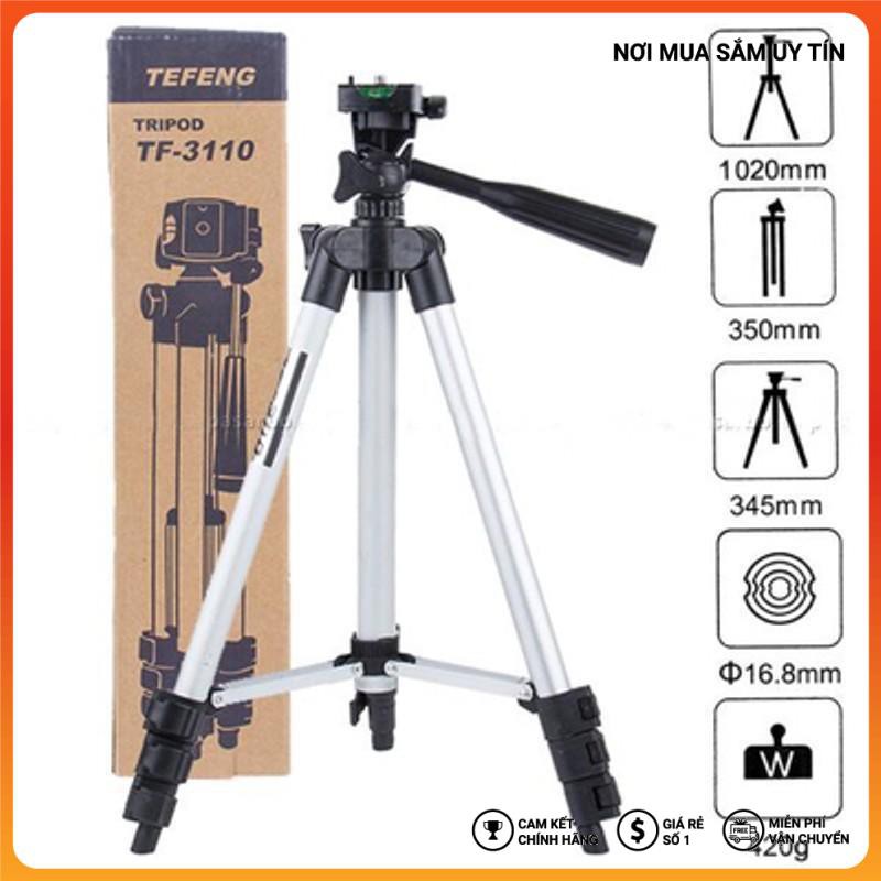 Chân máy ảnh Tripod 3110 tặng Giá kẹp điện thoại, Remote bluetooth và Túi đựng ( Gía sập sàn ) HEAD SHOP