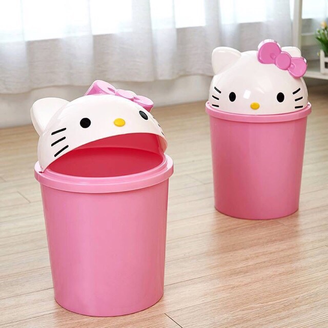 Thùng rác 3D Hello Kitty