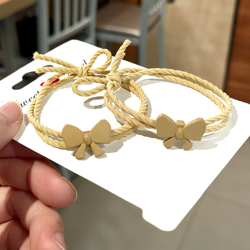 1 Dây Cột Tóc Hình Nơ Nhiều Màu Sắc Thời Trang