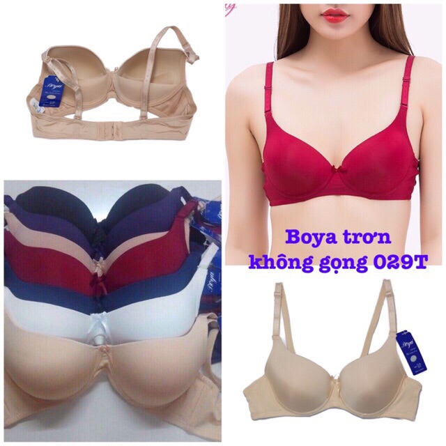 Áo BOYA (029T)TRƠN KHÔNG GỌNG,MÚT ÉP 1CM
