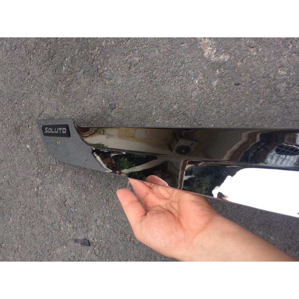 Nẹp Sườn Xe Kia Soluto 2018 2019 2020 2021 Mạ Crom Cao Cấp, Kiểu dáng thể thao cá tính