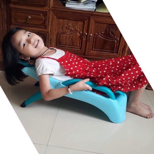 Ghế gội đầu cho bé từ 12 tháng tuổi cỡ đại có tay vịn, nấc điều chỉnh, gấp dễ dàng - BH 6 tháng - đổi trả 7 ngày