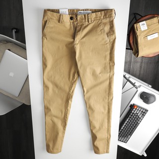 Quần kaki nam, quần dài kaki nam cao cấp ZR màu be 20.802