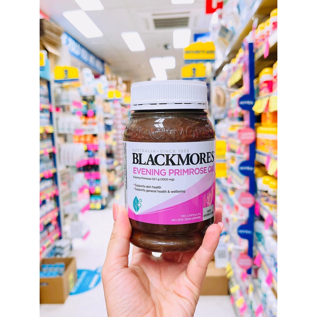 ( Mẫu mới 2022) Hoa anh thảo Evening Primrose Oil Blackmores Úc 190 viên