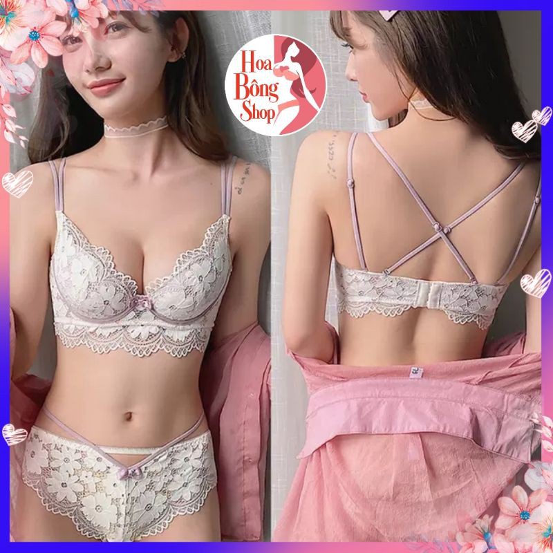 [Hot Hè] Bộ Đồ Lót Ren Cao Cấp (Kèm Đệm Lót Rời) Dành Cho Ngực To,Ngực Vừa | BigBuy360 - bigbuy360.vn