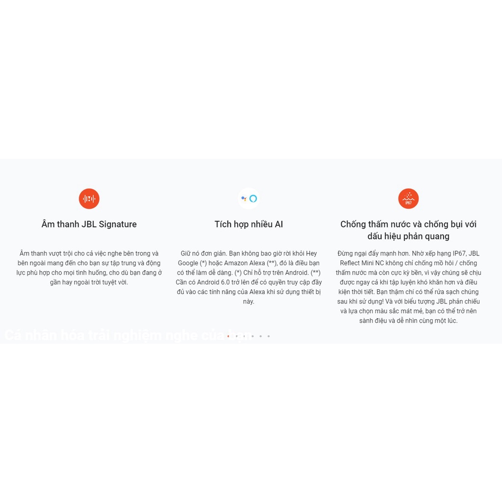 Puki shop / JBL Reflect Mini NC - Tai nghe thể thao không dây chống ồn - Chính hãng