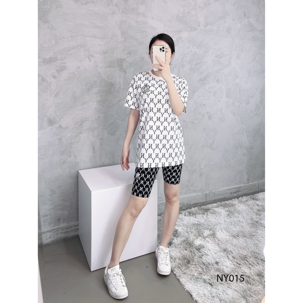 (HÀNG XUẤT XỊN) Áo trắng NY015 MONOGRAM N//Y LOGO TEE Made in V/N full tag code  Size XS S M L