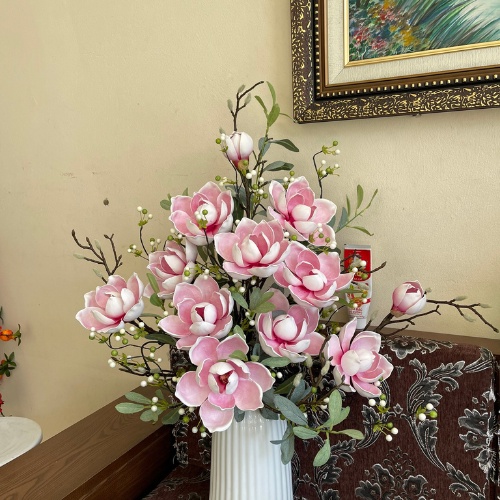 Mộc Lan đại sẵn 5 màu cành cao 1m3 cắm bình hoa trang trí sang trọng và lịch sự