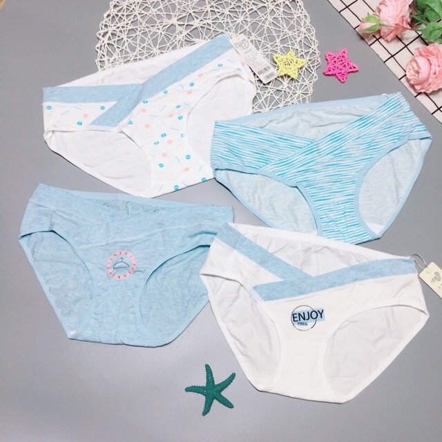 SÉT 4 QUẦN LÓT BẦU COTTON CAO CẤP