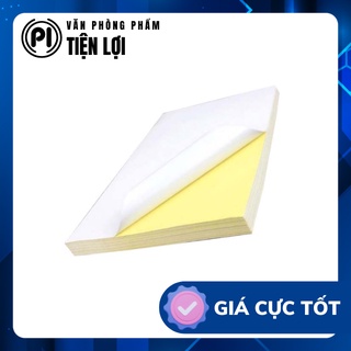 Giấy decal a4 đế vàng