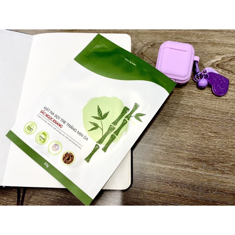 Mặt nạ sợi tre trắng mịn da sắc ngọc khang