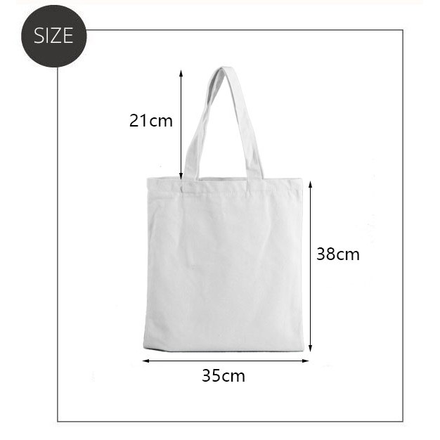 Túi Tote Vải Canvas In Chữ Cái - Hoa Mùa hè - Phong cách Ulzzang Cho Bạn Nữ - In Theo Chữ Cái Tên Bạn