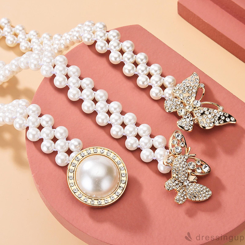 Thắt lưng ngọc trai đàn hồi DRE-Nữ