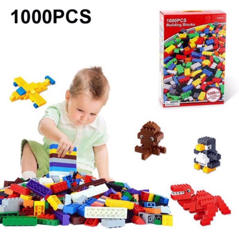 Bộ đồ chơi lego 1000 chi tiếp lắp ghép - Đồ chơi lego giúp bé tăng cường khả năng sáng tạo và phát triển trí tưởng tượng
