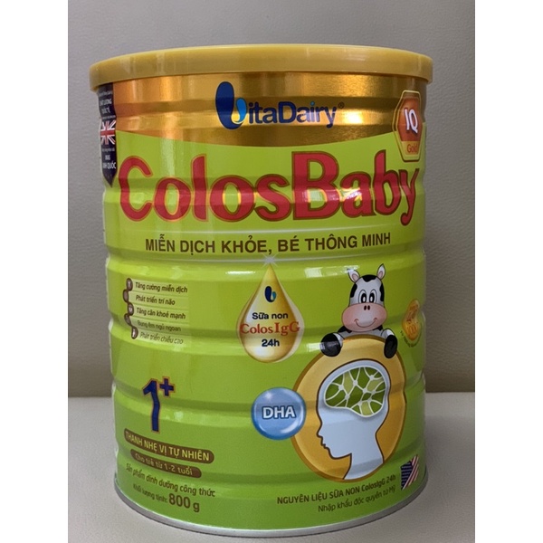 ( Có tích điểm) Sữa Colosbaby IQ gold 800g 0+ 1+ 2+ ( Date mới Nhất )