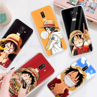 Ốp Điện Thoại Trong Suốt In Hình Luffy One Piece Cho Samsung Galaxy J7 Pro J8 Core Plus J5 Prime Duo Tb94