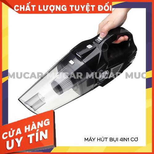 Máy hút bụi kèm bơm hơi ô tô, Máy hút bụi, bơm lốp ô tô 4in1 - bản tiếng anh Máy Hút Bụi Ô Tô