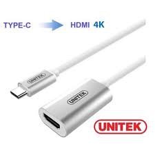 [ HÀNG CHÍNH HÃNG ]  BH 12 Tháng - Cáp Type-C -> HDMI  Unitek (Y - 6316) 4K