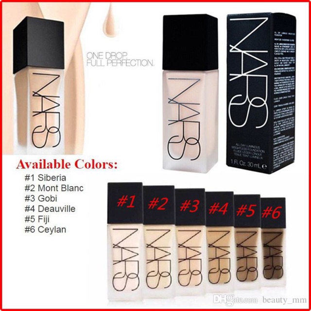 [TOP 1 SHOPEE] Kem nền Nars Sheer Glow Foundation 30ml (Bill Anh)