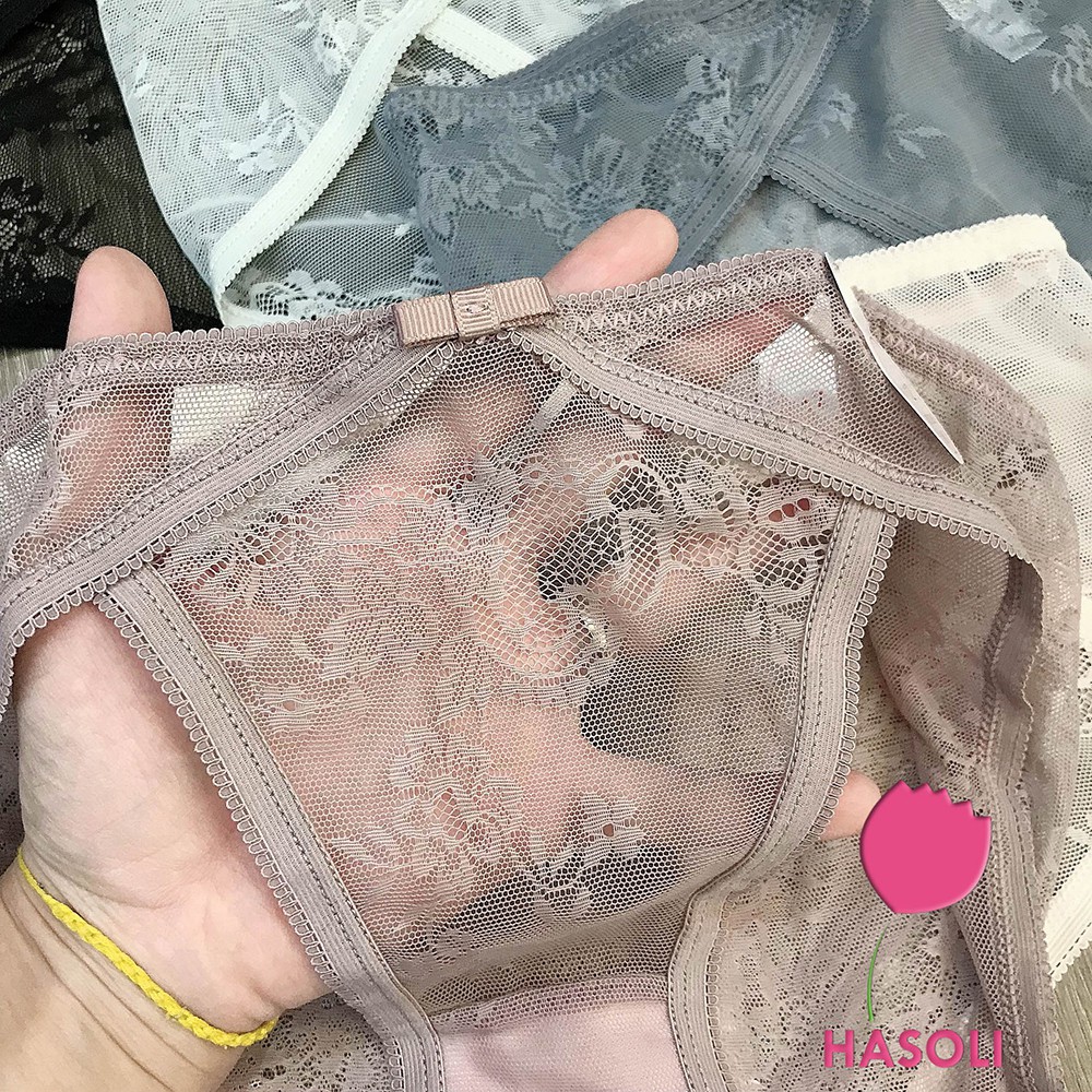 Quần Lót Nữ Ren Hoa Cao Cấp Vạt Chéo Siêu Đep S36