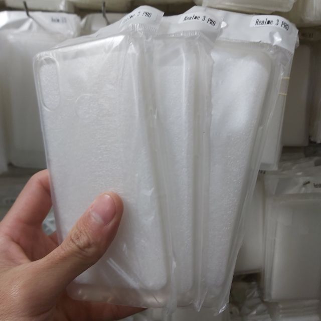 Ốp lưng dẻo cho oppo realme 3 pro silicon trong suốt