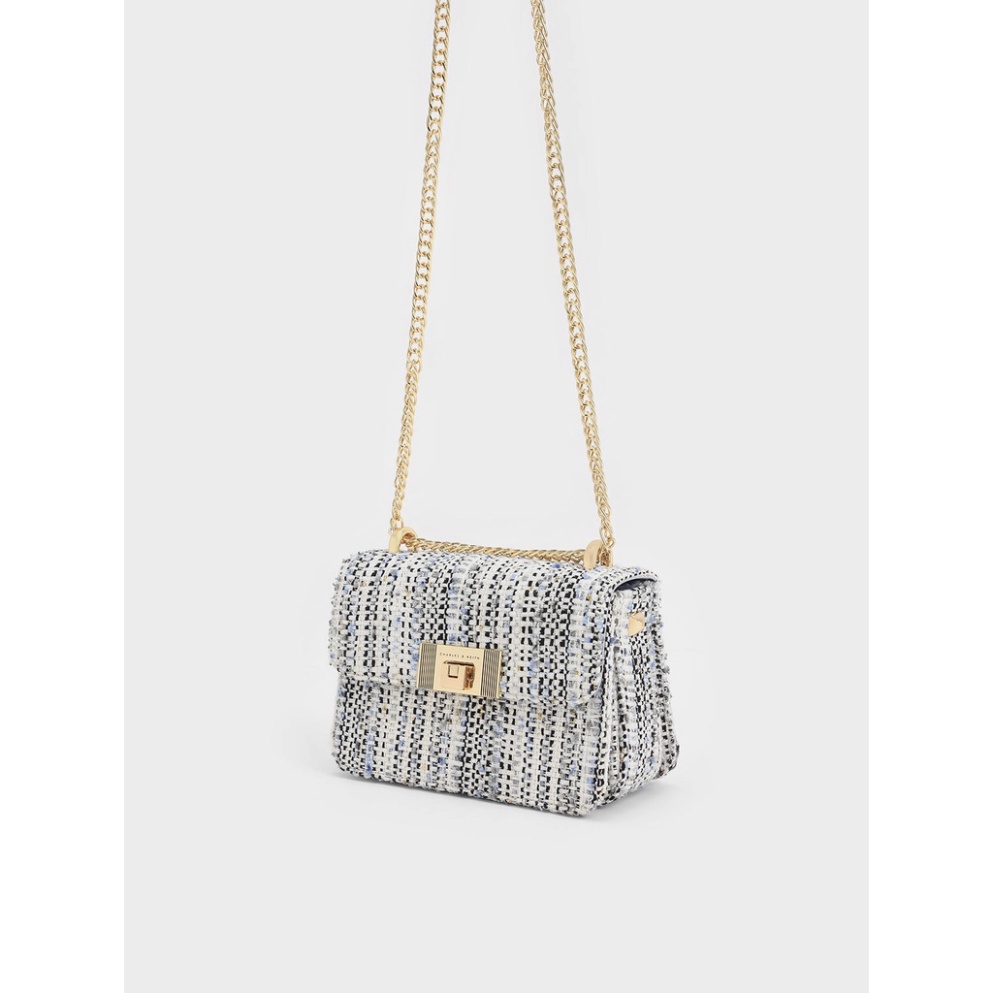 Túi CNK vài tweed mẫu limited full box nam châm hàng chuẩn store cao cấp Store