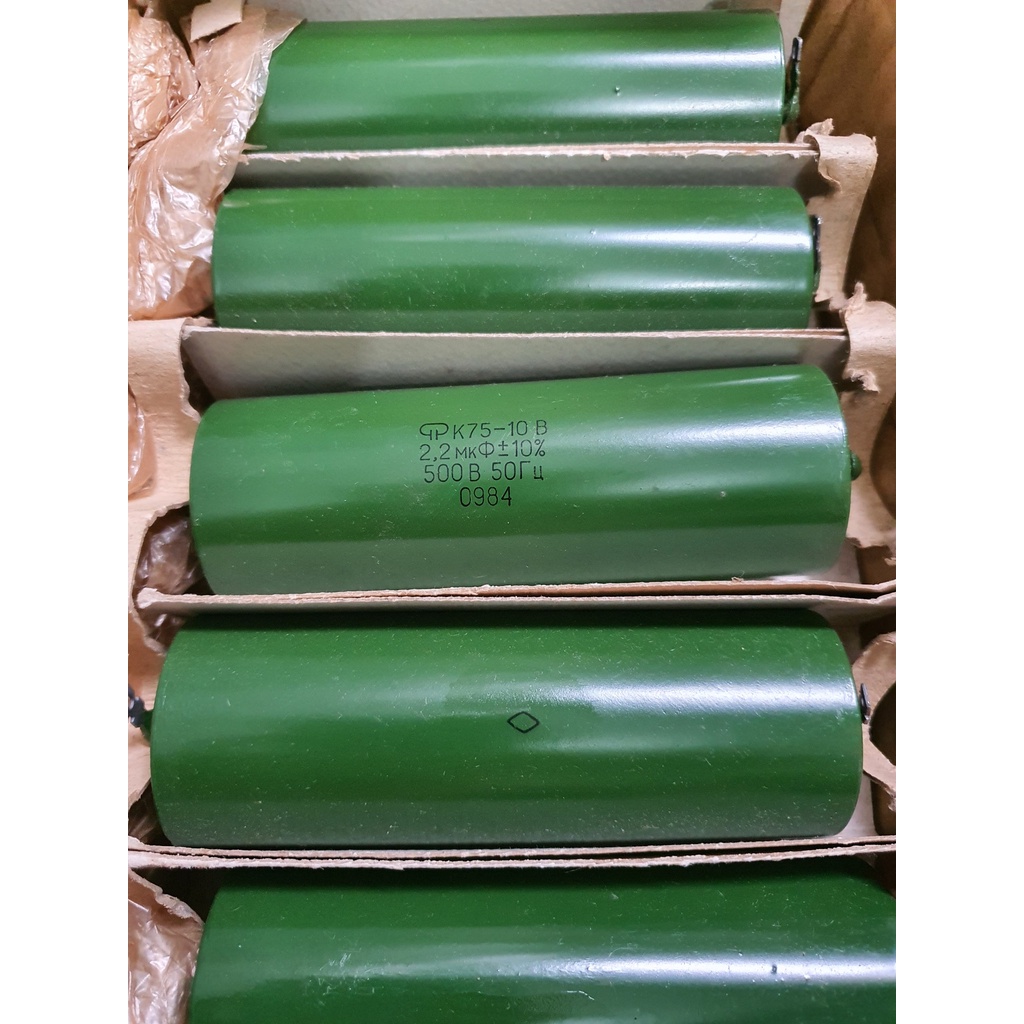 Tụ dầu Nga 2,2mfk 500v