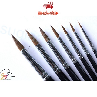 Bộ cọ đầu phọn Phoenix 8605, 7 cây đầu nhọn, cọ lông sóc [ Sugi art shop]
