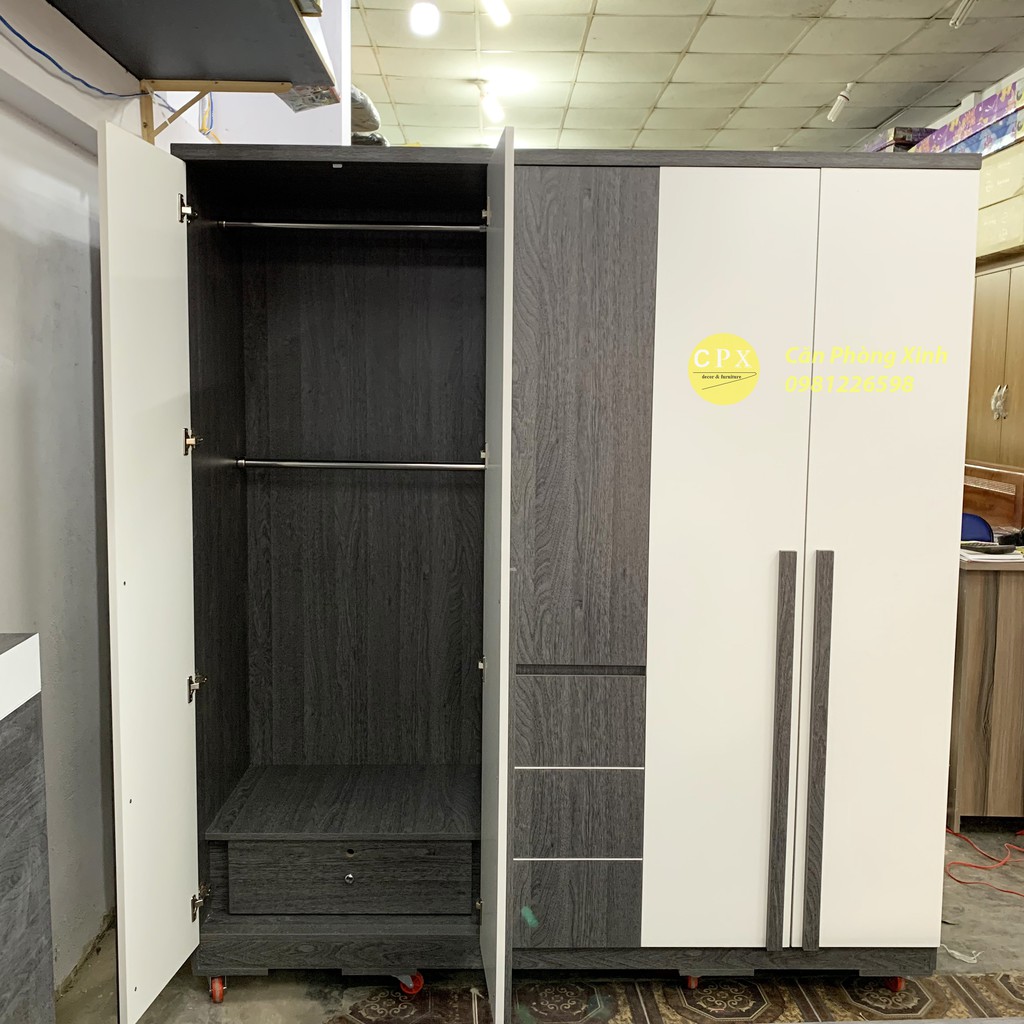Tủ áo 5 cánh gỗ cn MDF CPX-T10 | BigBuy360 - bigbuy360.vn