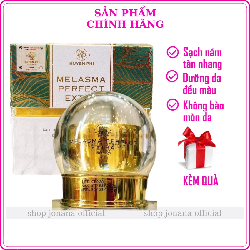 Kem Nám Huyền Phi - Sạch Nám Tàn Nhang Dưỡng Da Trắng Sáng Đều Màu - Không Bào Mòn Da