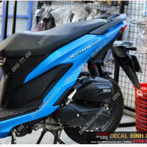 Tem Trùm Xe Máy - Tem Trùm Vario 125/150 Xanh Trời Nổi Bật Màu Sắc 85%