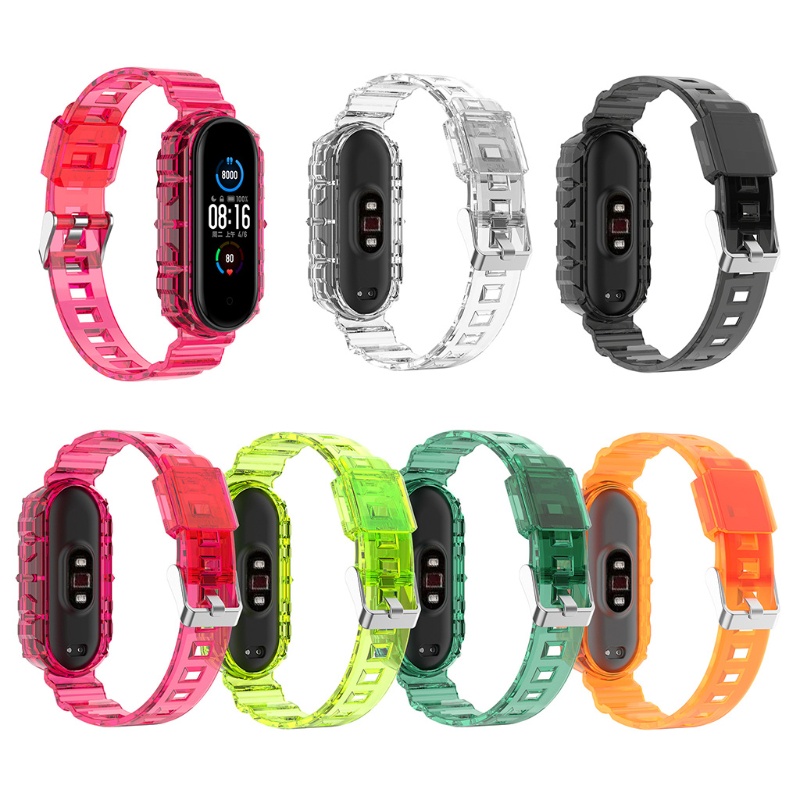 Dây Đeo Thay Thế Chất Liệu Tpu Cho Xiaomi Mi Band 5 6