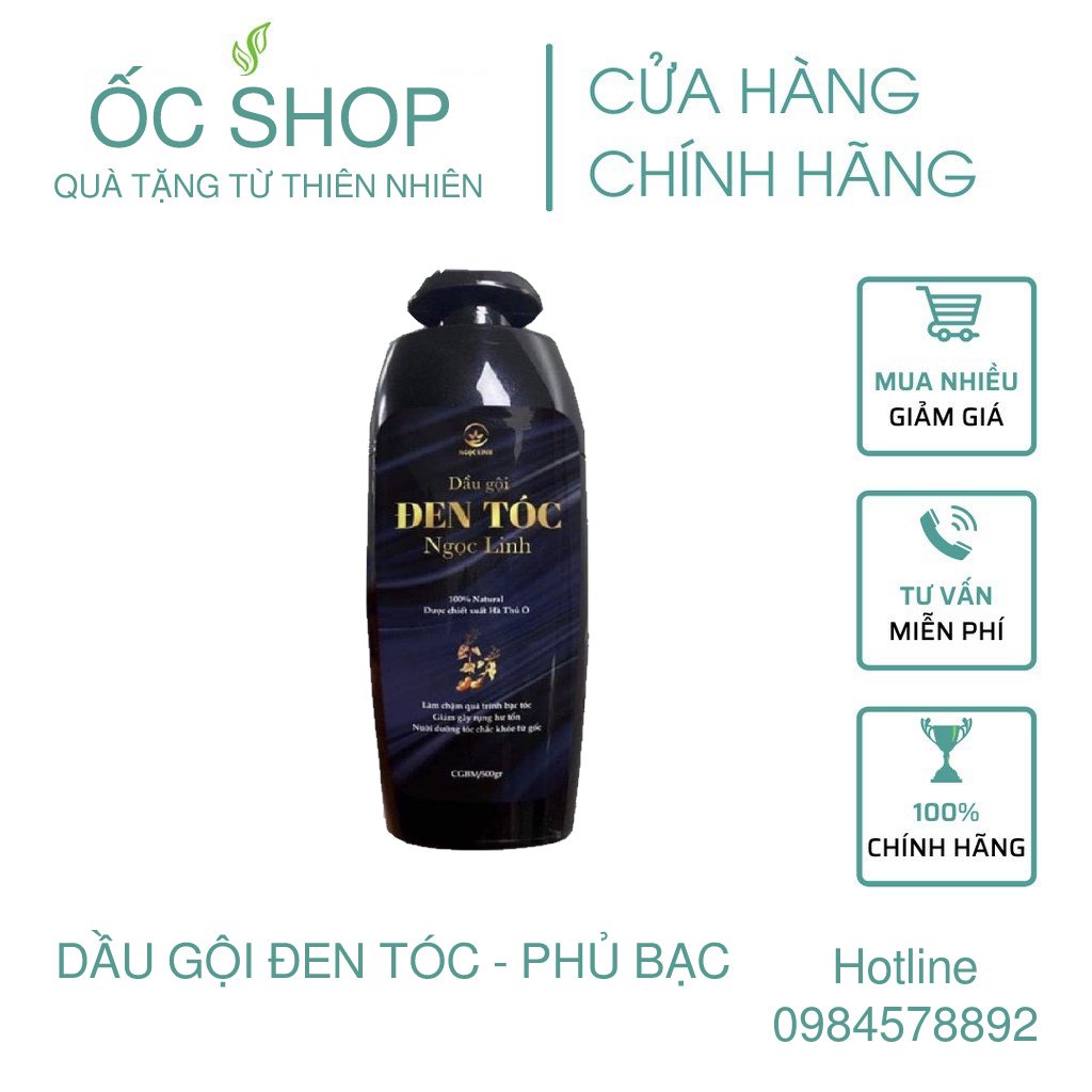 (DATE MỚI NHẤT) Dầu Gội Phủ Bạc Đen Tóc Ngọc Linh, Dầu Gội Thảo Dược Tự Nhiên An Toàn Hiệu Quả Ngay Lần Đầu Tiên Sử Dụng