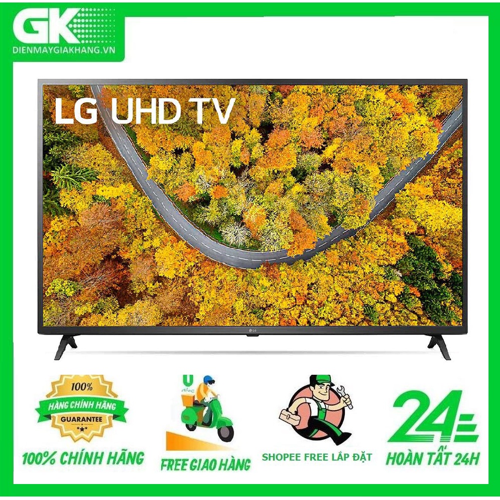 55UP7550PTC MIỄN PHÍ CÔNG LẮP ĐẶT Smart Tivi LG 4K 55 inch 55UP7550PTC Mới 2021