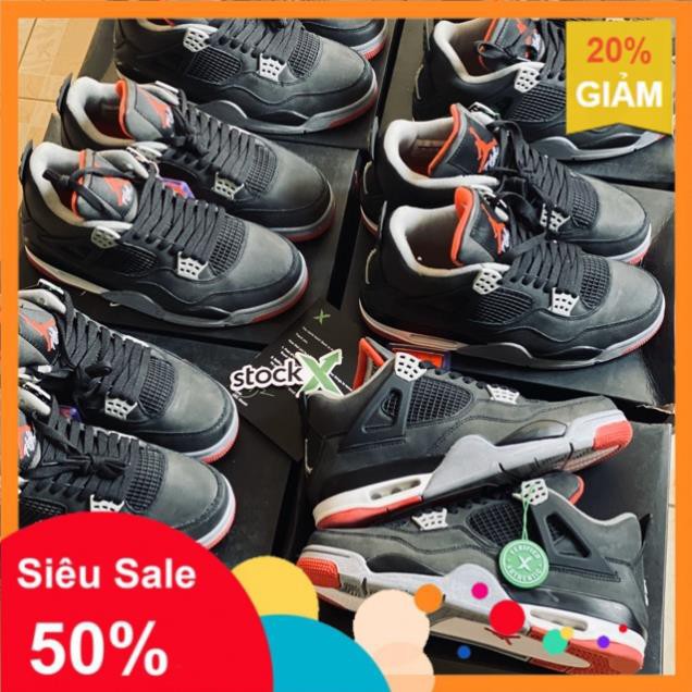 Noel [XẢ KHO] [AGsneaker] Giày cổ cao đen đỏ fit lên 1 size.. rẻ NHẤT * *