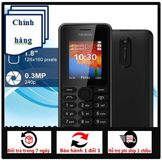 ĐIỆN THOẠI NOKIA 108 2 SIM MÀN ZIN, MAN ZIN NGHE GỌI TỐT BH 12T